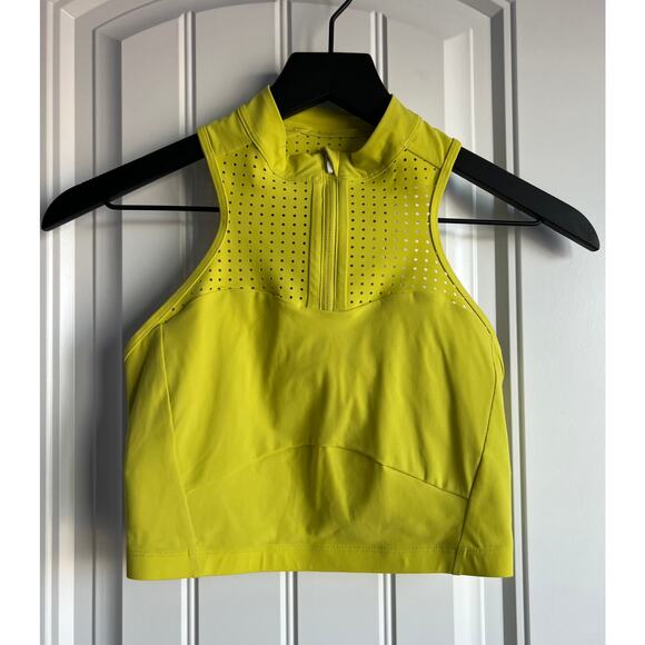 Lululemon Unleash Strength Sports Bra - Yellow Serpentine - Size 6 - Picture 1 of 4
